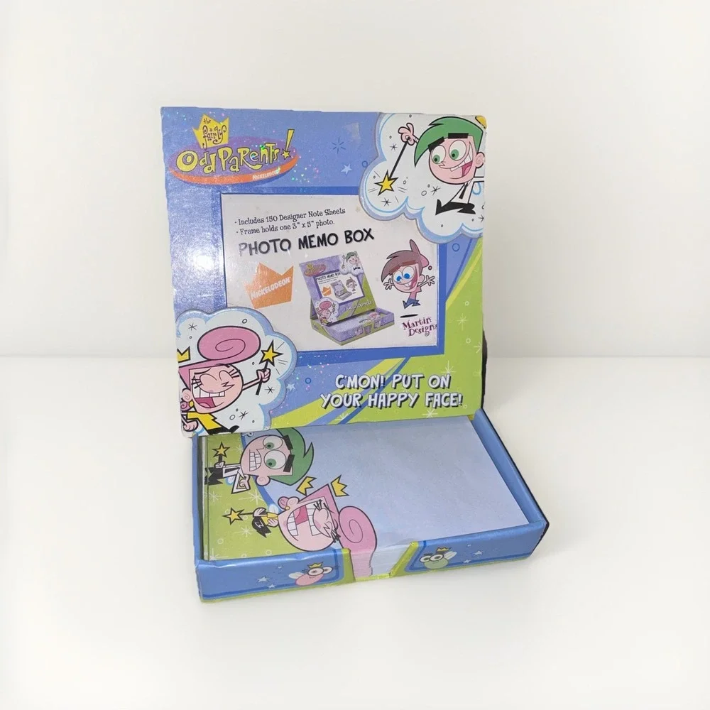 Vtg Nickelodeon The‎ Fairly Odd Parents Photo Memo Box Note Sheets
